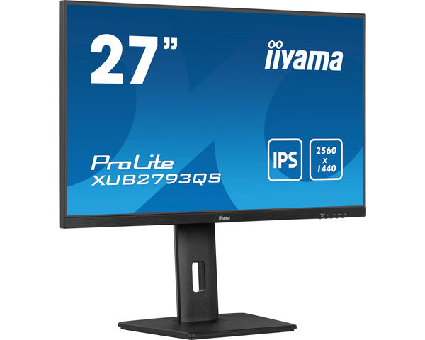 iiyama ProLite XU2793QS-B6 computer monitor 68.6 cm (27") 2560 x 1440 pixels 2K Ultra HD LED Black
