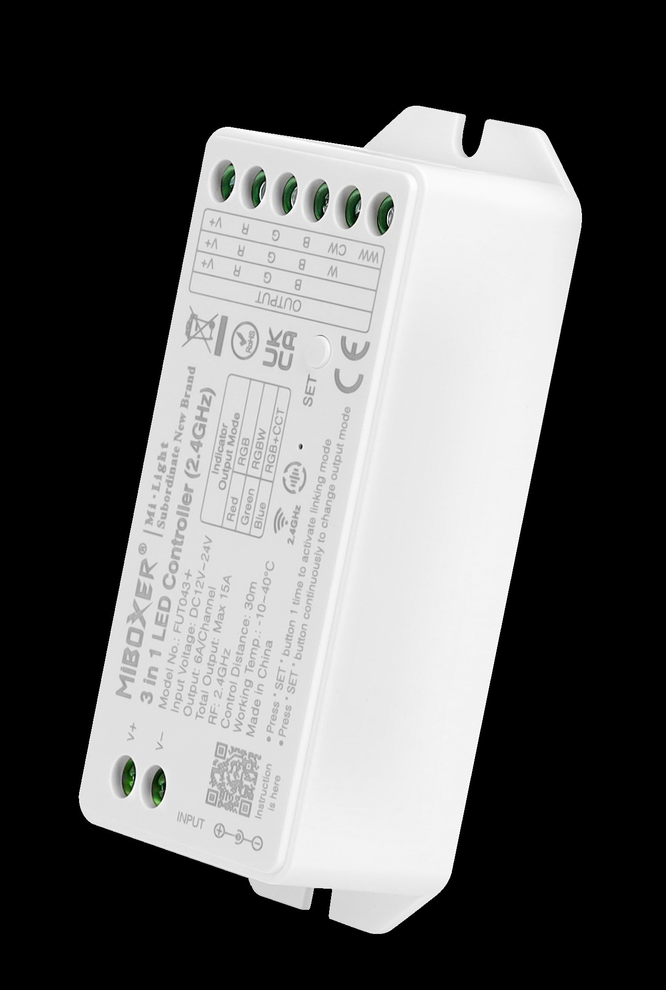 LED Controller Classic-Serie RGB-WW (RGB-CCT) DC12/24V Milight/Miboxer