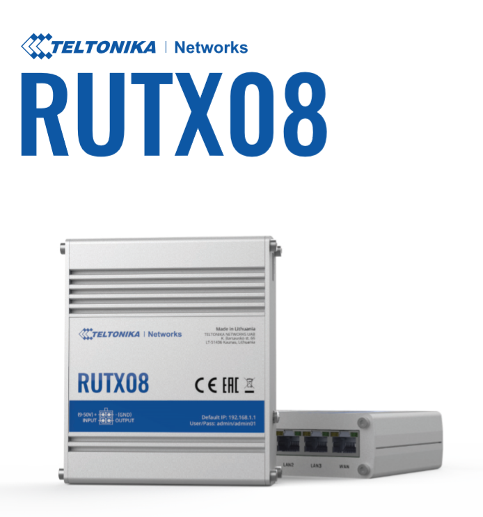 Teltonika · Router · RUTX08 · Ethernet Router Teltonika · Router · RUTX08 · Ethernet Router