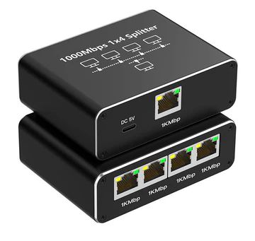 ALLNET network splitter/switch 5 Port • 5x 1GbE • Lüfterlos • ALL-NS1005