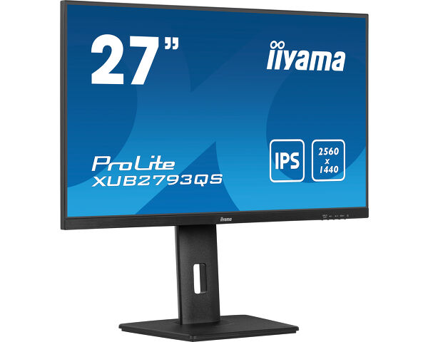 iiyama ProLite XUB2793QS-B7 computer monitor 68.6 cm (27") 2560 x 1440 pixels Quad HD LED Black