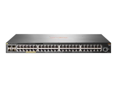 HPE Aruba Networking Aruba 2930F 48G PoE+ 4SFP+ Managed L3 Gigabit Ethernet (10/100/1000) Power over Ethernet (PoE) 1U Grey