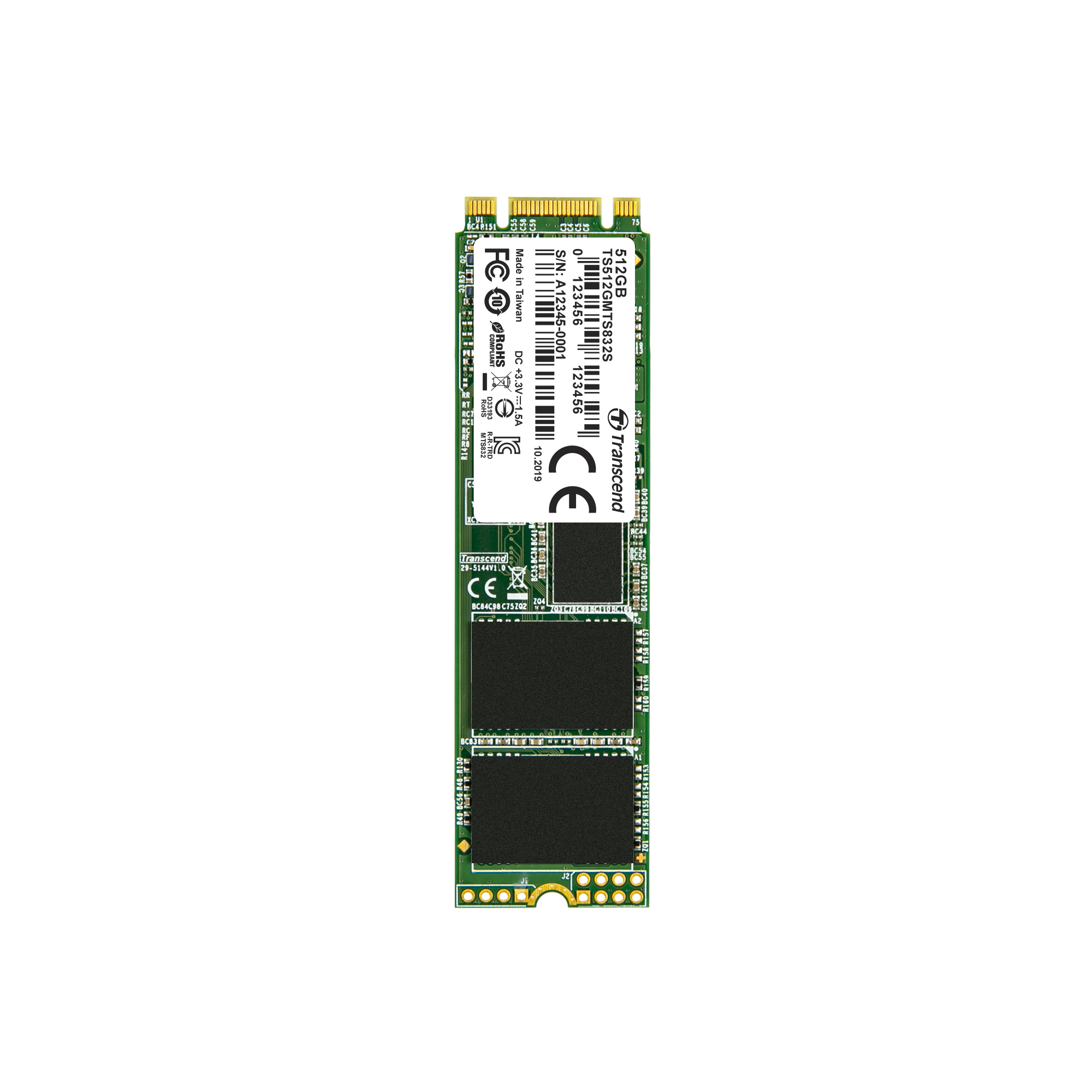 Transcend M.2 SSD 832S 512GB