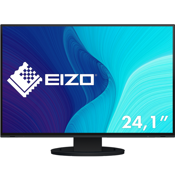 EIZO FlexScan EV2485-BK computer monitor 61.2 cm (24.1") 1920 x 1200 pixels WUXGA LCD Black