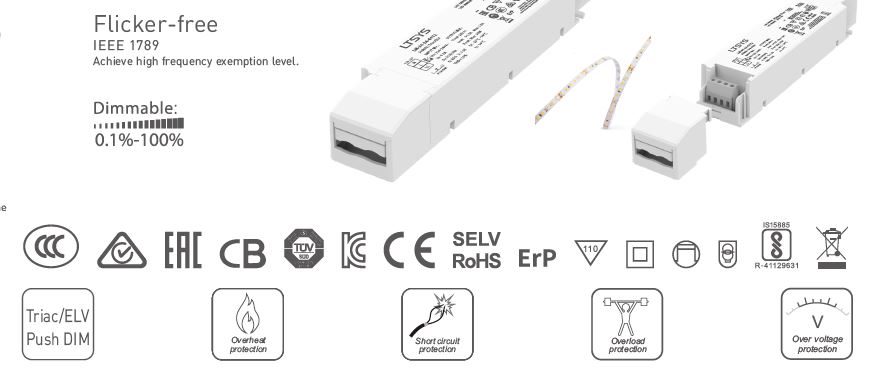SELF Netzteil - 24V 120W IP20 TRIAC dim