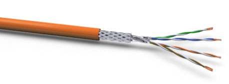 Voka 1000MHz Kabel CAT7 Halo S-STP(S/FTP) SLAN  1000m Trommel  Orange; B2ca,