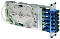 TelegäRtner LWL,BaugruppenträGer, 3HE/7TE Modul,Zbh. 6xLCD-KUPPL,KER,12xPIGT9/125 OS2, M.SpleißHalt. Telekom