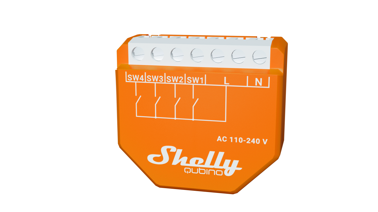 Shelly · Unterputz · "Wave i4" · Szenenaktivierer · 12 Aktionen · Z-Wave