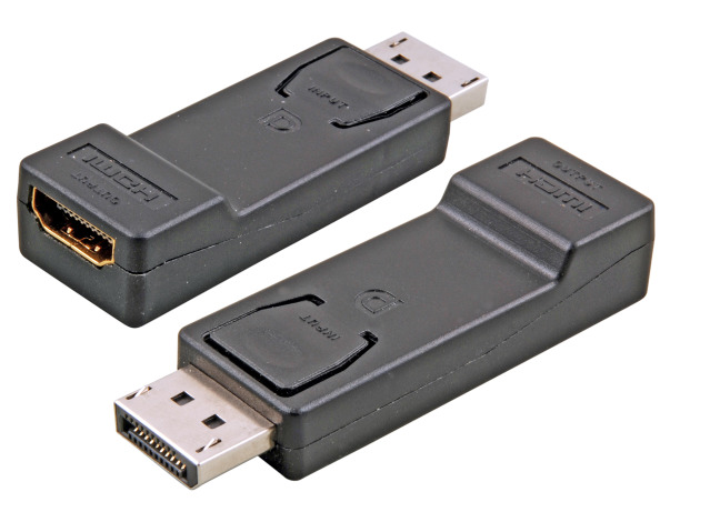 EFB Elektronik DisplayPort - HDMI, M/F Black