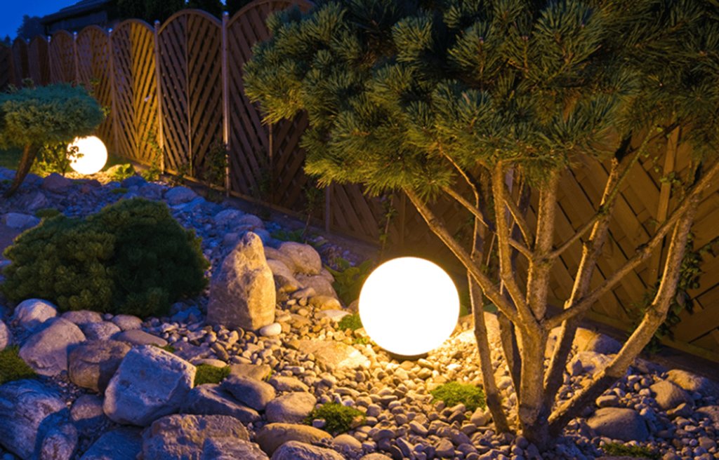 Synergy 21 LED Gartenleuchte Kugel Argos klein IP65 ww