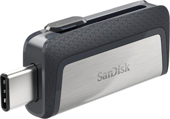SanDisk 173338 USB flash drive 64 GB USB Type-A / USB Type-C Black, Silver