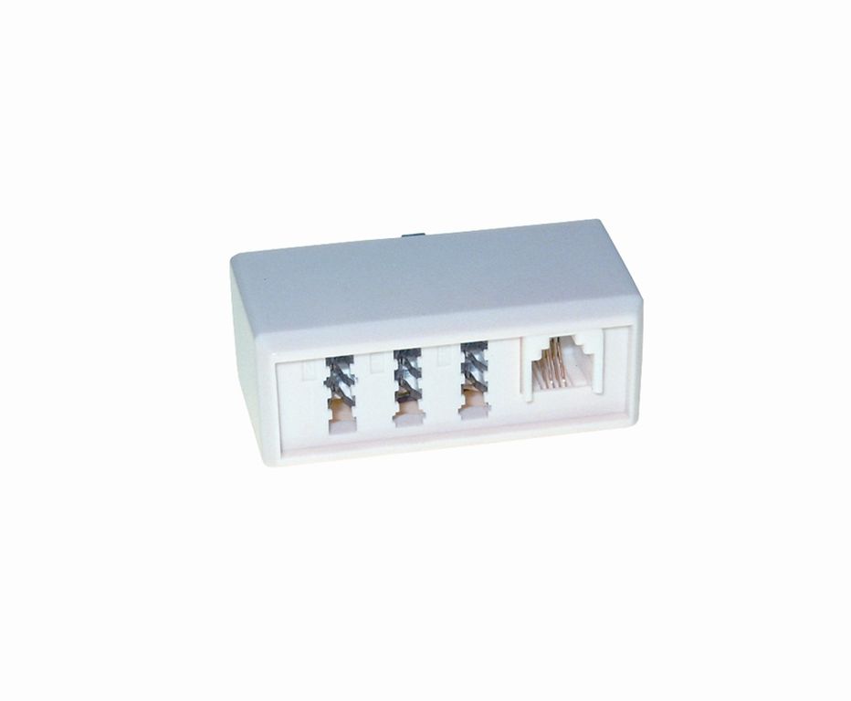 Kabel TK TAE-Adapter, TAE-F-Stecker/NFF+RJ11-Buchsen, Kabel TK TAE-Adapter, TAE-F-Stecker/NFF+RJ11-Buchsen,