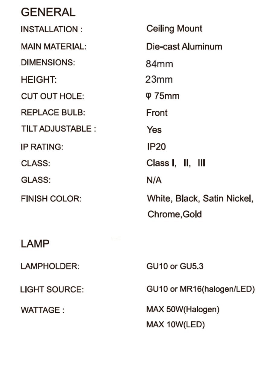 Synergy 21 LED Retrofit GU10 / GX5, 3 Deckeneinbausatz D07-silber