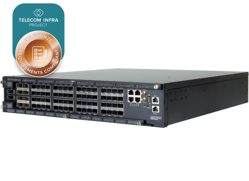 Edgecore Aggregation Router AS7946-74XKSB,  2x100G Hi-Powered(16.5W) QSFP-DD, 8x40/100G QSFP28(5W), 64x1/10/25G SFP28
