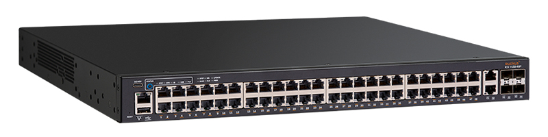 RUCKUS Networks Switch Full Managed Layer3 54 Port • 48x 1 Gbe • Poe Budget 370 W • 48x Poe At • 2x 1 Gbe • 4x Sfp • 19 " • Icx7150-48p-4x1g