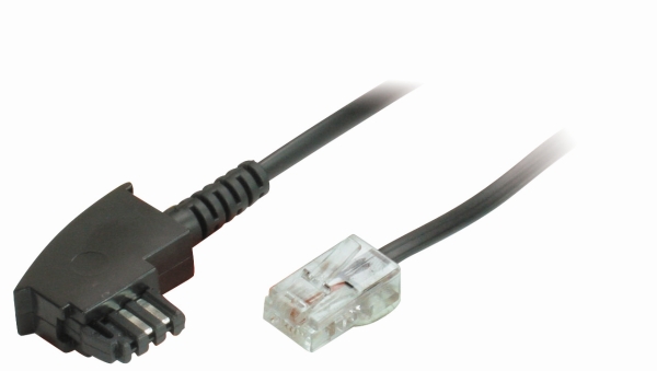 Kabel TK TAE  2m, TAE-F/RJ45, Kabel TK TAE  2m, TAE-F/RJ45,