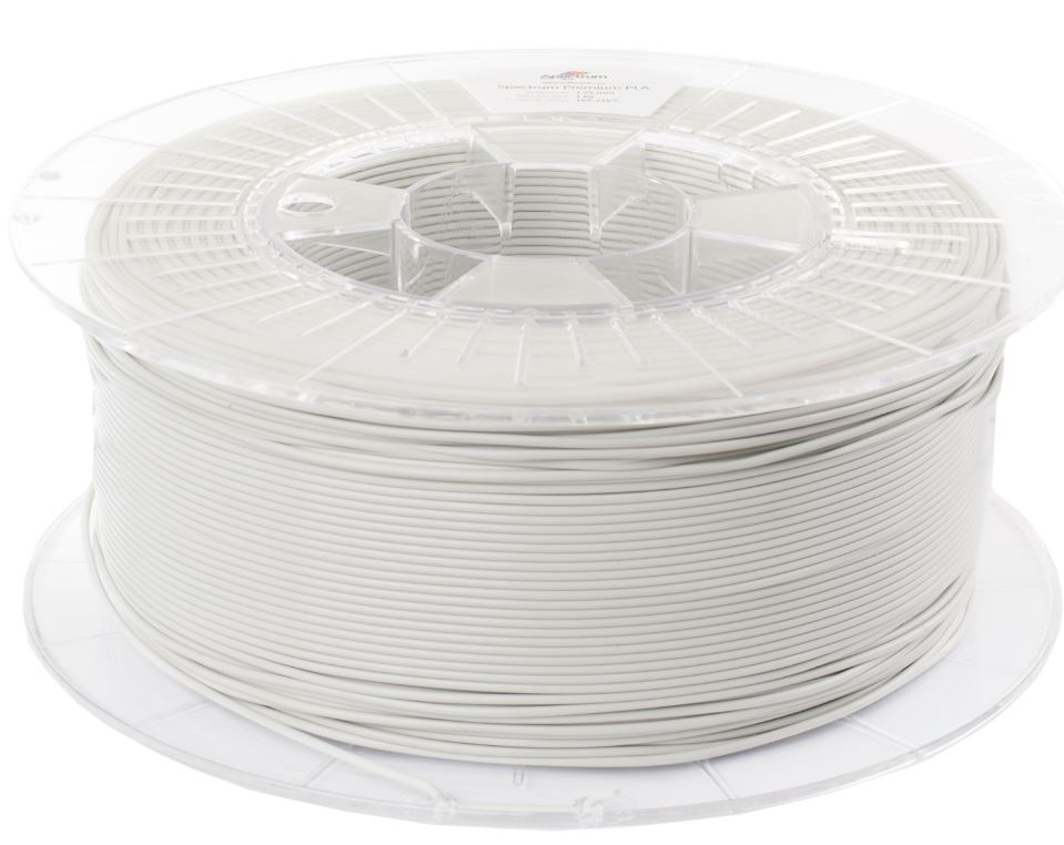 Spectrum 3D Filament / PLA Premium / 1,75mm / Light Grey / Hellgrau / 1kg Spectrum 3D Filament / PLA Premium / 1,75mm / Light Grey / Hellgrau / 1kg