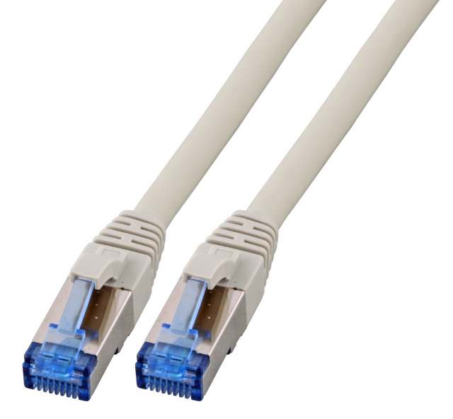 EFB Elektronik K5525FGR.1 networking cable Grey 1 m Cat6a S/FTP (S-STP)