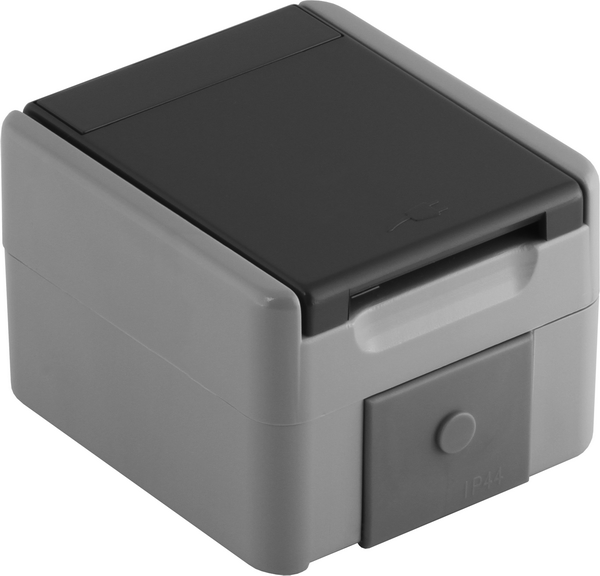 TEM Serie  Fontana Steckdose Schutzkontakt+COVERIP44 2P+E 1