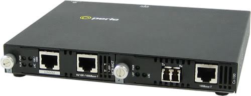 Perle Medien Konverter 100 RJ45/LC Multimode Managed