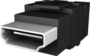 BACHMANN HDMI Keystone Socket Buchseschwarz - 1 X HDMI 2.0