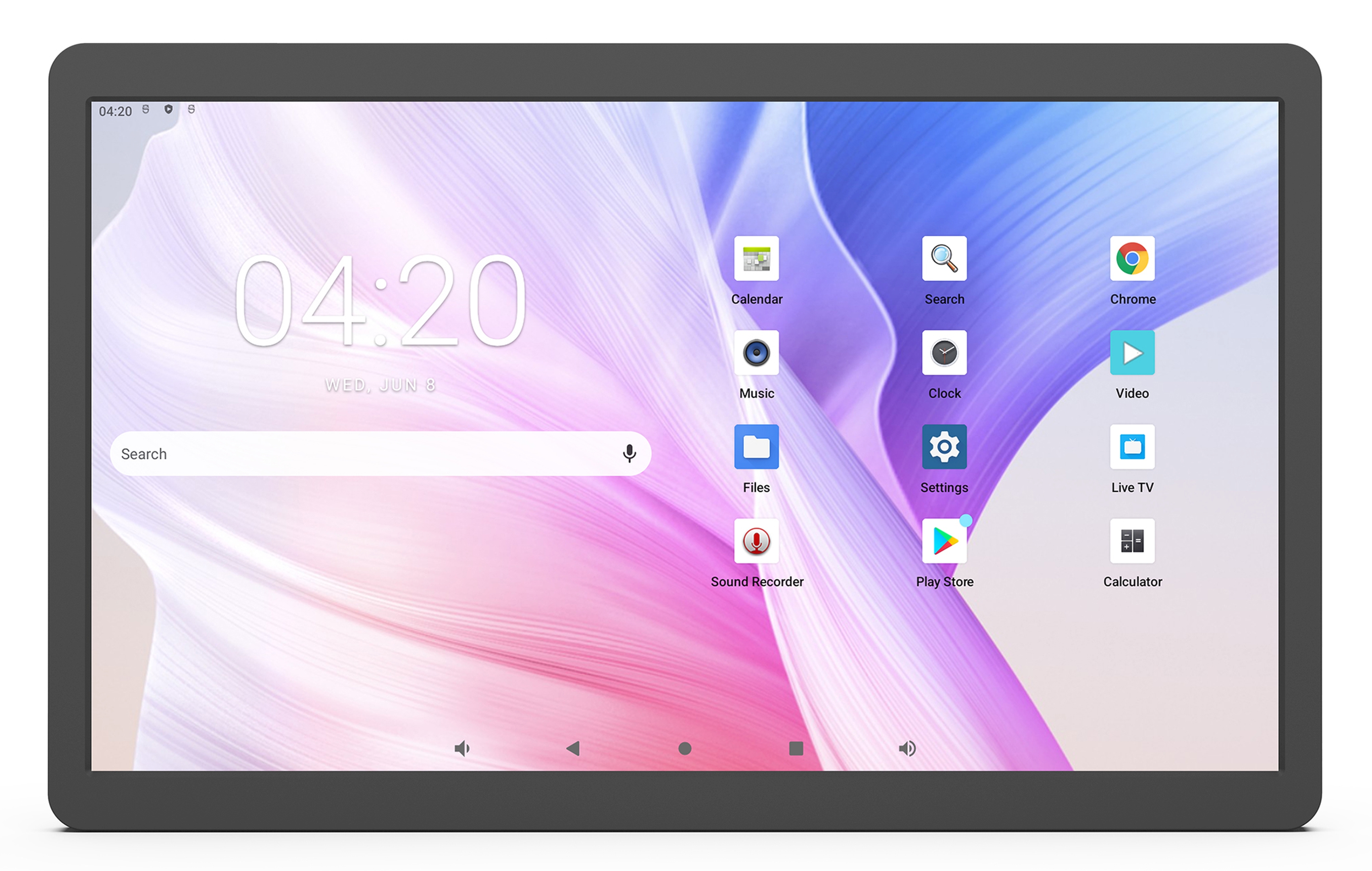 ALLNET Performance Display 14 Zoll, Android 15, RK3576S, PoE, HDMI In, Farbe schwarz, Speedy 140-B