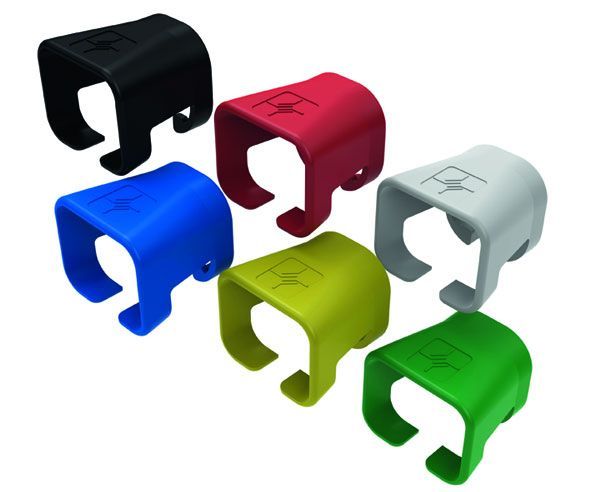TelegäRtner Farbmarkierungsclip Black RAL 9011, 100-Pack