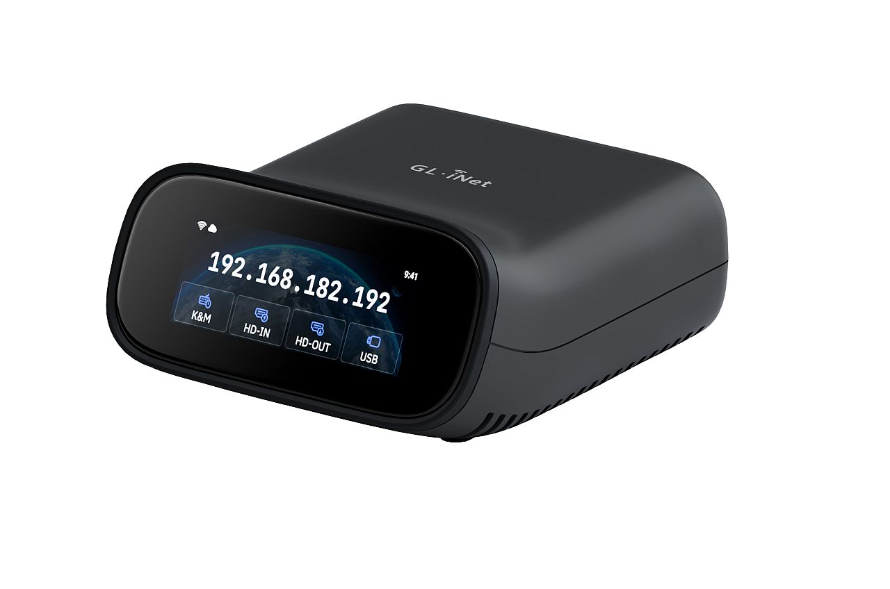 ALLNET KVM over IP RM10 Comet Pro aka GLiNet Comet Pro Display & HDMI Passtrough