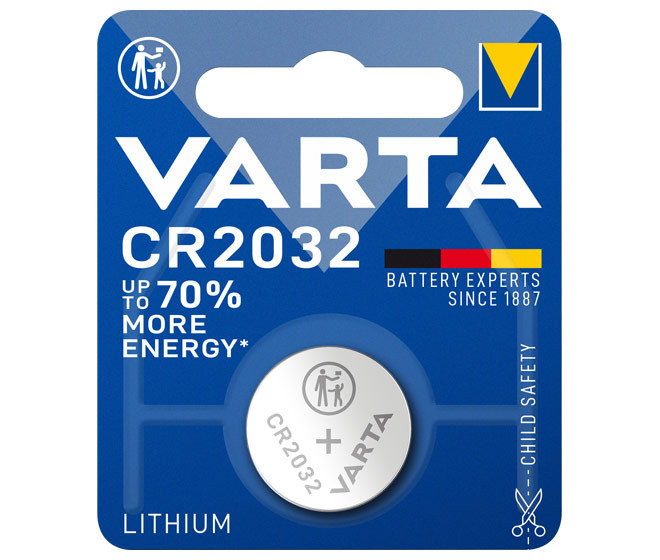 Batterie Knopfzelle CR2032 *Varta* 1-Pack Batterie Knopfzelle CR2032 *Varta* 1-Pack