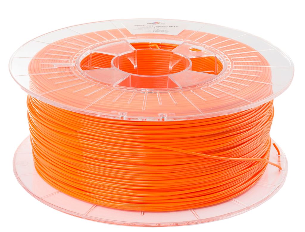 Spectrum 3D Filament / PET-G Premium / 1,75mm / Lion Orange / Orange / 1kg