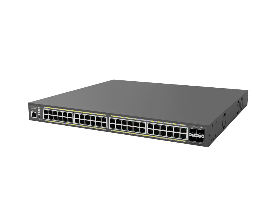 EnGenius Cloud Managed Switch 48-port GbE PoE.af/at(+) 740W 4x10Gb SFP+ L2+ 19i