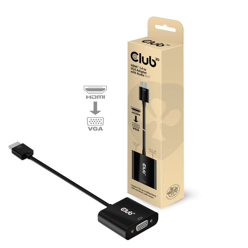 Adapter HDMI VGA Club3D