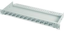 TelegäRtner LWL,Patchpanel Rangierverteiler,19 ", 6xLC-Duplex OM3, ECONOMY V 1 HE