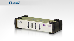 ATEN 4-Port USB - PS/2 VGA KVM Switch (KVM Cables included)