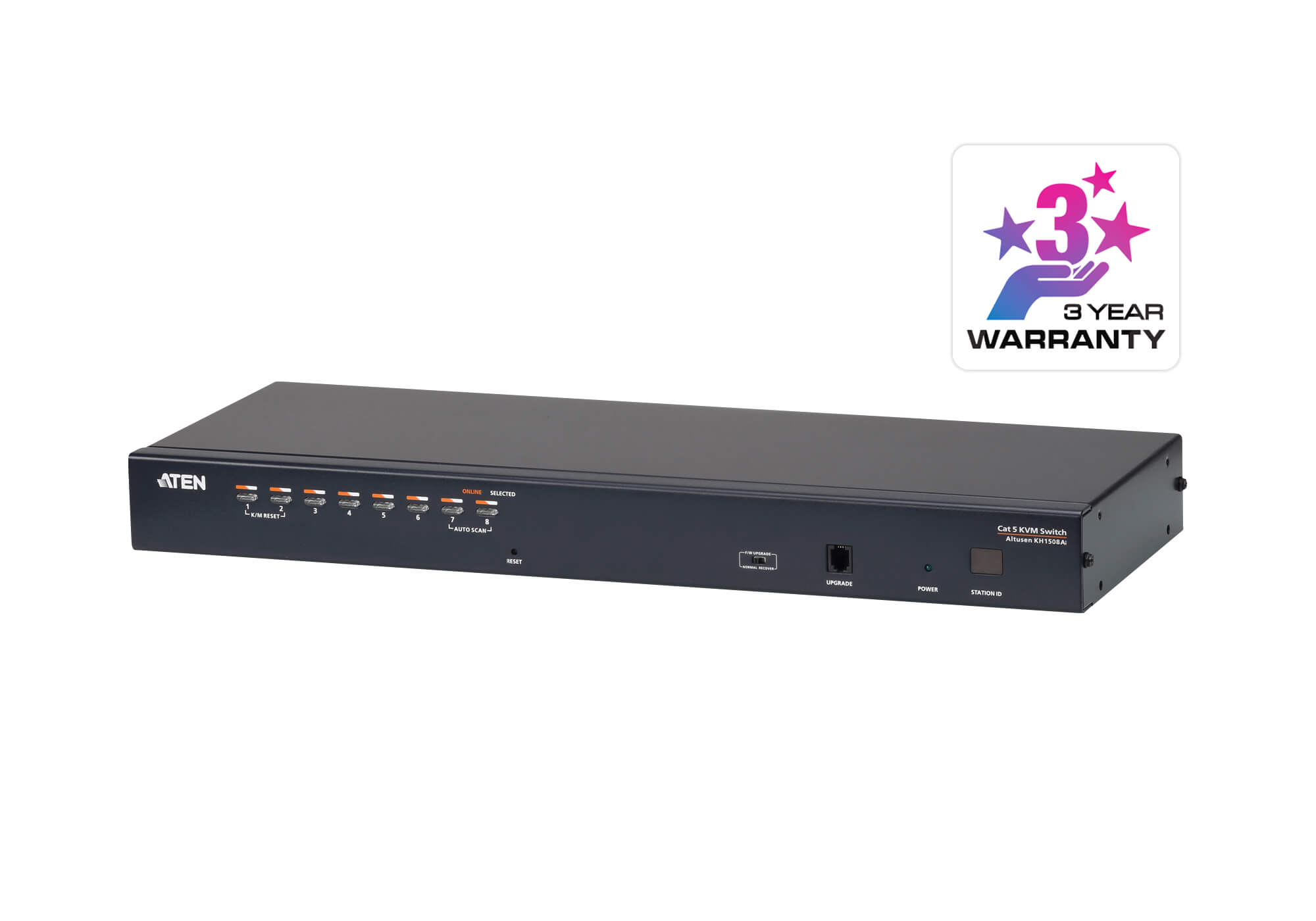 Aten KVM-Switch  8-fach TP(über Cat5 Kabel), over IP(LAN)