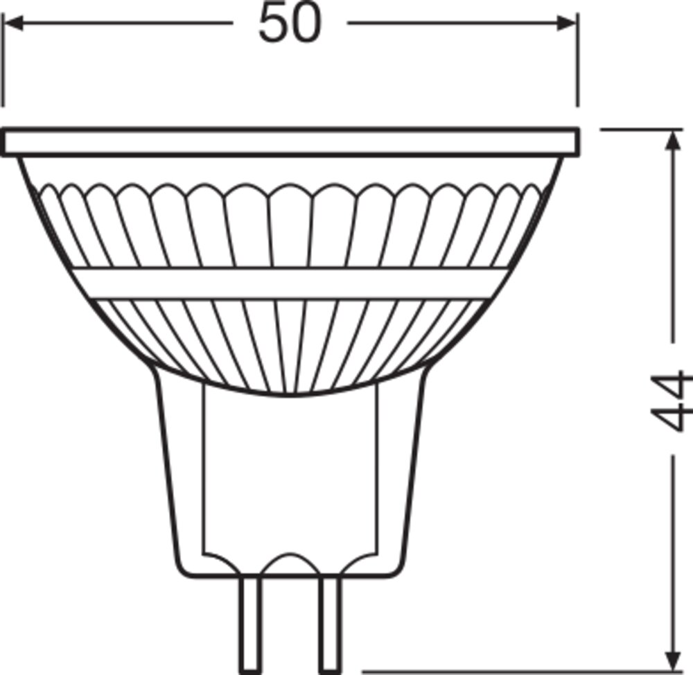 LEDVANCE LED MR16 DIM P 3.4W 930 GU5.3