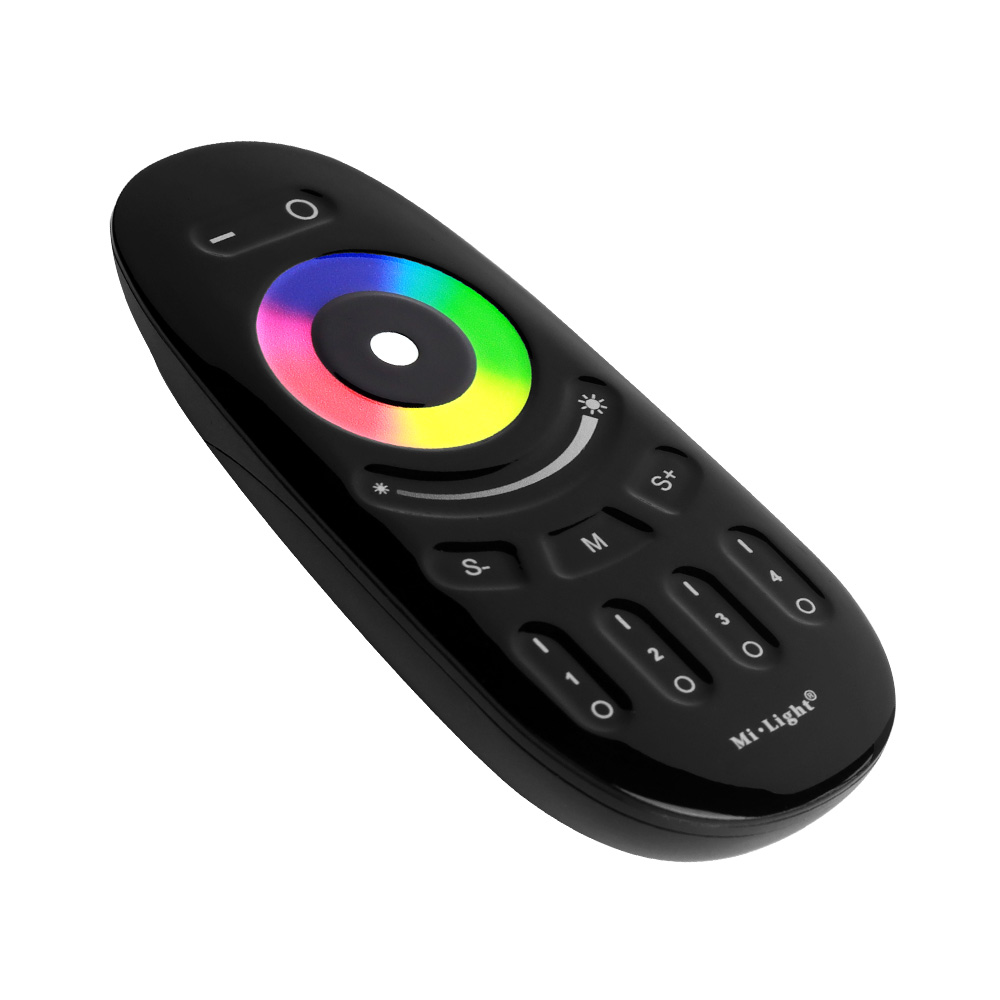 LED Fernbedienung RGB-W 4 Zonen Black Milight/Miboxer