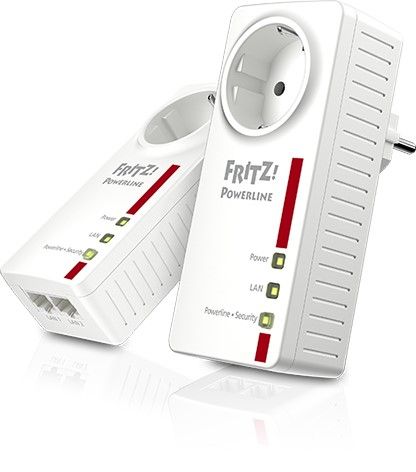 Powerline FRITZ! 1220 Set 1200 Mbit/s Ethernet LAN White 2 pc(s)
