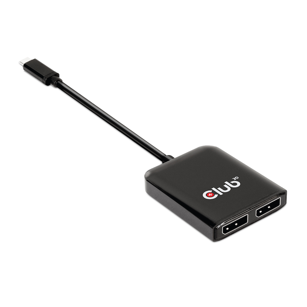 Club 3D Multi Stream Transport Hub USB 3.2 Typ C => DisplayPort 1.2 Dual Monitor 4K60Hz
