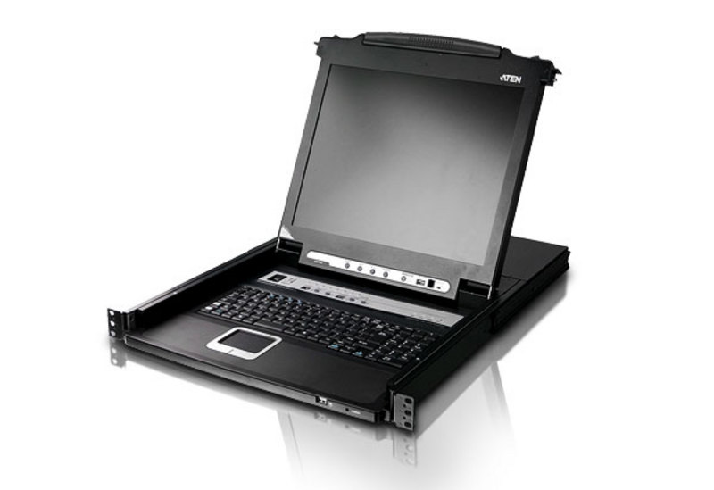ATEN CL5708N rack console 48.3 cm (19") Black 1U