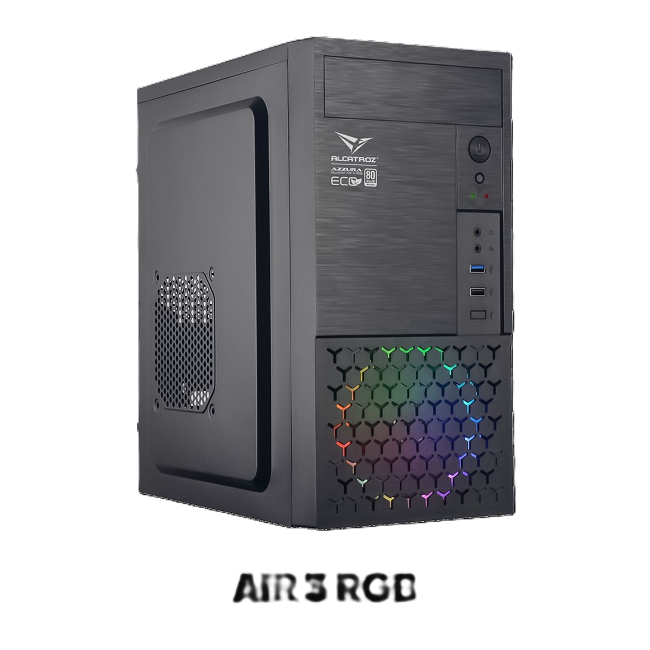 Alcatroz Azzura Millenia ECO PRO 2 RGB PC Case mit PSU