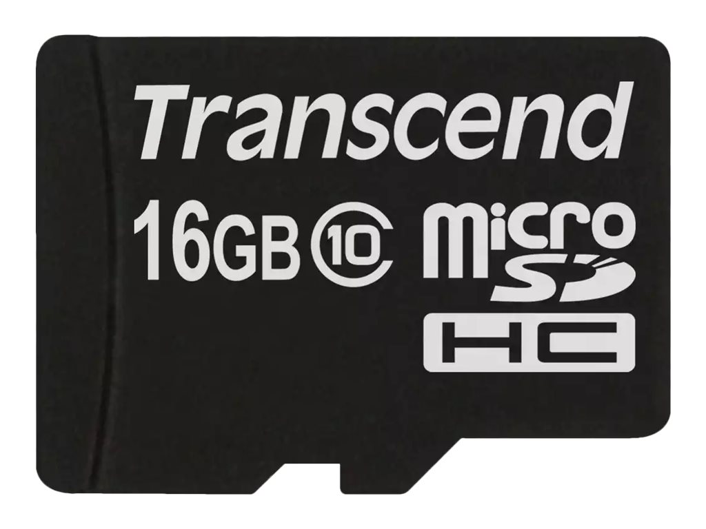 Flash SecureDigitalCard (microSD)  16GB - Transcend DC10