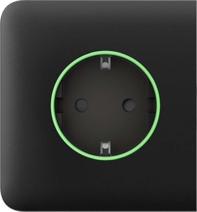 Ajax Homeautomation Abdeckung Outlet SideCover (smart) [type F] *schwarz*