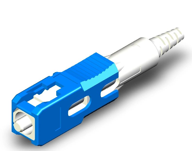 Telegärtner LWL, Fiber Field Plug(FFP), SC OM3 250/900, türkis, 12-Pack