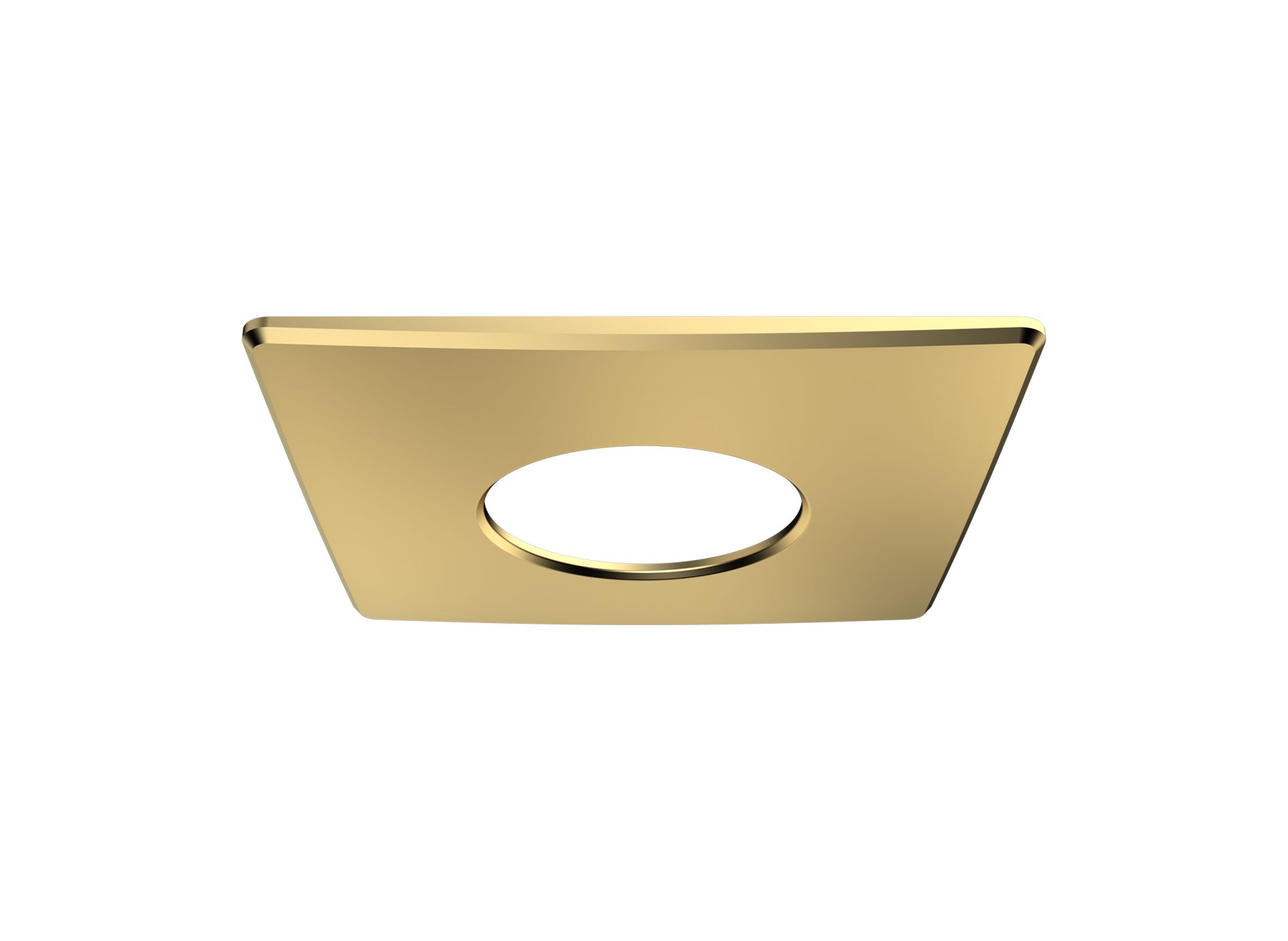 Synergy 21 LED Morpheus 68 - Zub. Fixed Abdeckring Eckig Brass