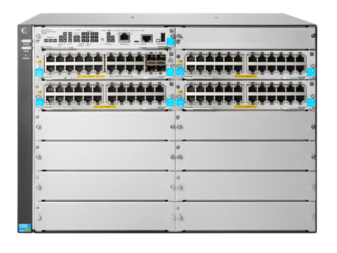 HPE Aruba Networking 5412R 92GT PoE+ and 4 port SFP+ (No PSU) v3 zl2 Switch