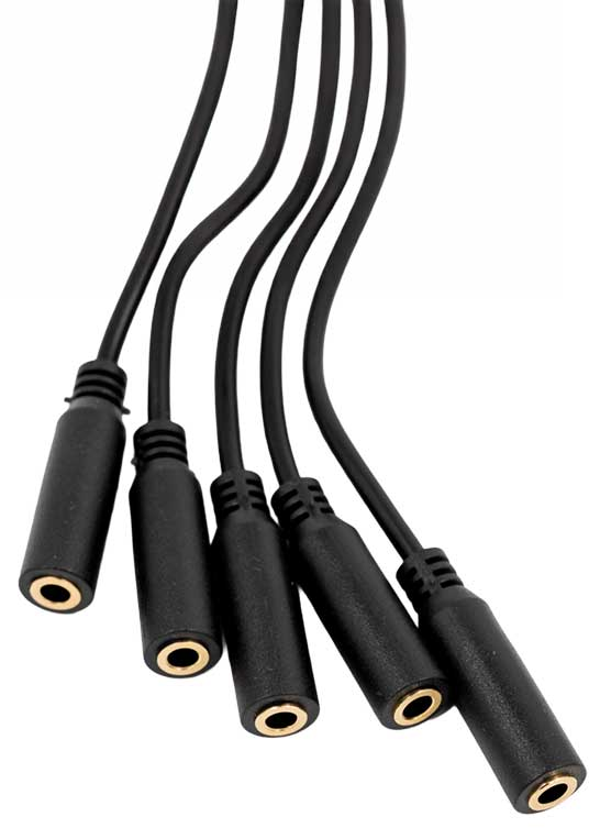 Shelly · The Pill · "Splitter 1 zu 5 - 3,5mm Jack"