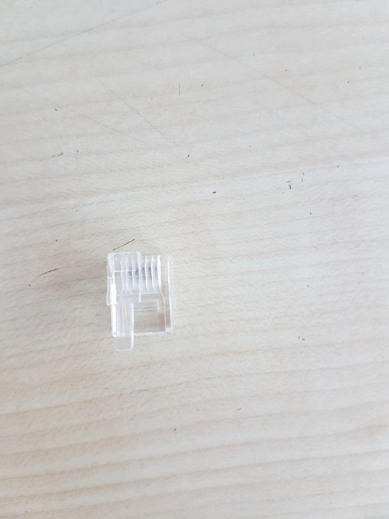 Kabel TK RJ12-Stecker, 6P6C,100-Pack, für Flachkabel, DEC-Ausführung(Rastung links!) Kabel TK RJ12-Stecker, 6P6C,100-Pack, für Flachkabel, DEC-Ausführung(Rastung links!)