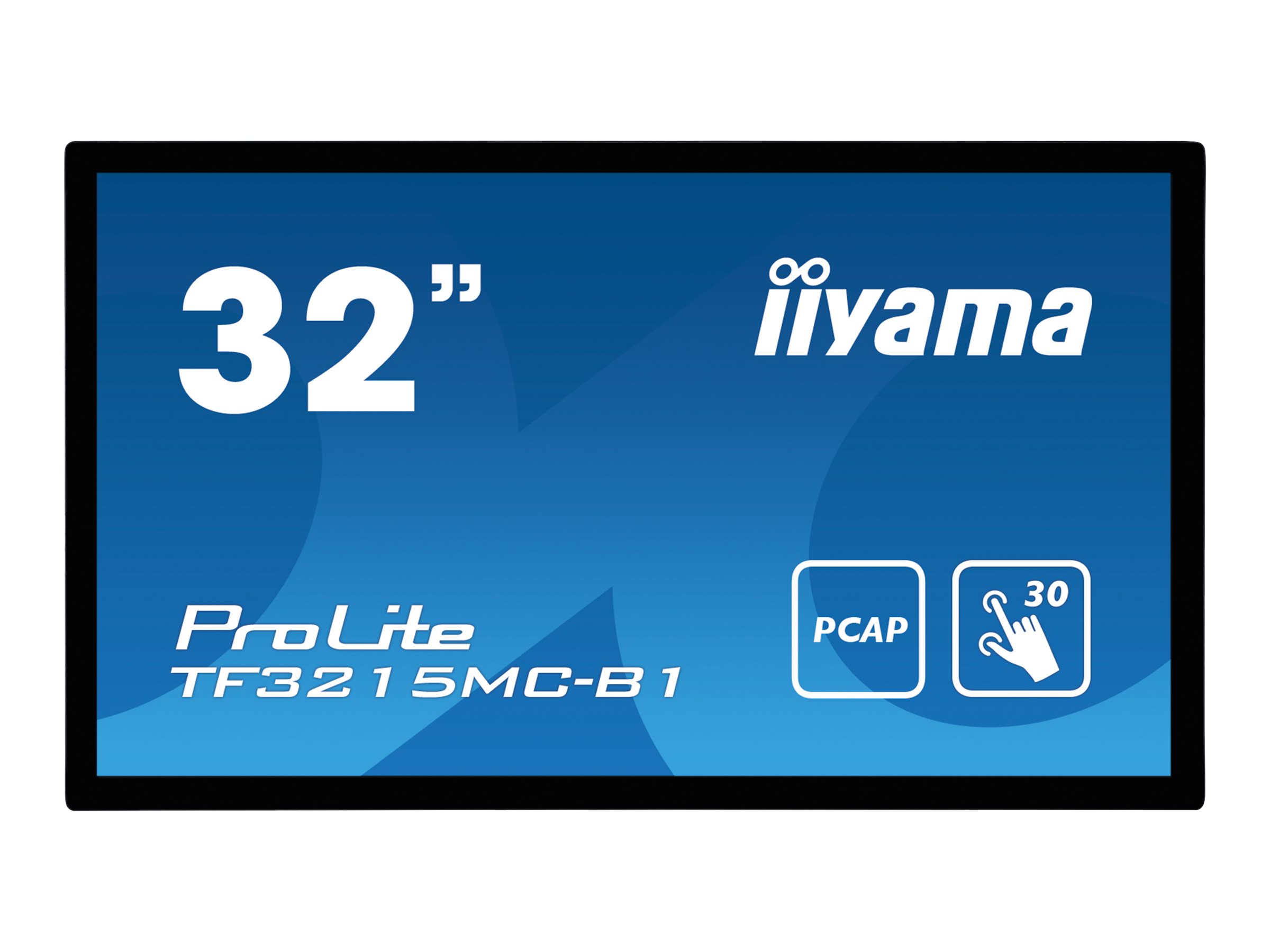iiyama ProLite TF3215MC-B1 computer monitor 81.3 cm (32") 1920 x 1080 pixels Full HD LED Touchscreen Kiosk Black