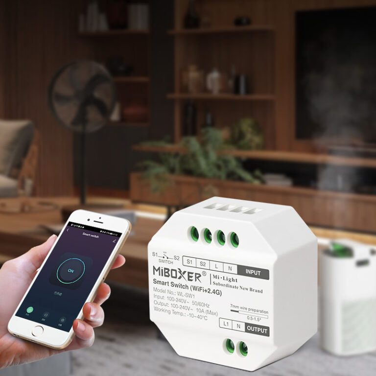 MiBoxer WL-SW1 LED Wifi Smart Plug 16A mit Messfunktion WiFi+2,4G
